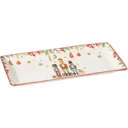 Блюдо J-line різдвяне з лускунчиком (49328)