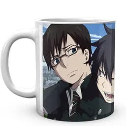 Кружка GeekLand Blue Exorcist синяя Экзорцист Рин Юкио BE 02.29 330 мл белая
