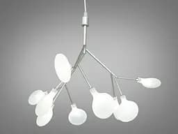 Уникальная, инновационная, гармоничная люстра-подвес "Светлячок", 9 ламп, ко.