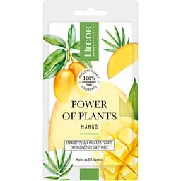 Маска для лица Lirene Power Of Plants Energizing Face Sheet Mask Mango 17 г