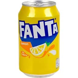 Напій Fanta зі смаком лимону газований 330 мл