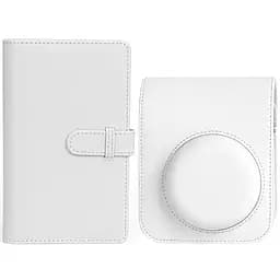 Набір аксесуарів для камери Fujifilm Instax Mini 12 - Чохол та Фотоальбом на 108 фото Білий