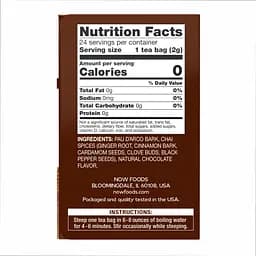 Чай трав'яний Now Foods Pau D'Arco Tea 24 шт. - мініатюра 2