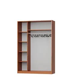 Шафа-купе дводверна MebelStar Стандарт AL 2ДСП 140x60x210 см Дуб тахо (MBS-3454) - мініатюра 2