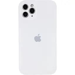 Чехол Silicone Case Full Camera Protective AA для iPhone 12 Pro Max 6.7" Белый / White