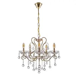 Люстра підвісна Brille кришталева свічка E14 40W (BCL-666S/5)