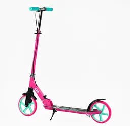Самокат Best Scooter 88-102х54х12.5 см Чорно-рожевий 000283572 - мініатюра 5