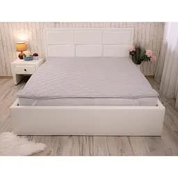 Наматрацник Руно Grey White силіконовий на резинці 90х200 см (843.52СУ_Grey White) - мініатюра 2
