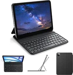 Чохол-клавіатура HOU для iPad Air 11 дюймів M2/M3 та iPad Air 5th/4th(2022/2020) та iPad Pro 11 дюймів 4th/3rd/2nd/1st (2018-2022)