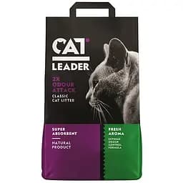 Cat Leader Classic 2xOdour Attack Fresh 5 кг двойная свежесть супер впитывающий наполнитель в кошачий туалет