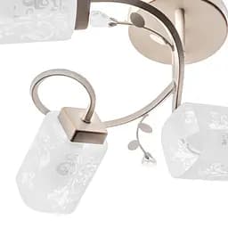 Люстра стельова Brille в спальню E14 40W WH (LK-627C/3) - мініатюра 5
