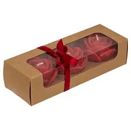 Набір свічок троянда Red colored candle GRAJMY RAZEM 74-3308 102784