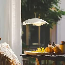 Подвесной светильник-цветок в серо-белом корпусе Ø 60х10 см | Line F | Ст. SGA31-680 Grey+White