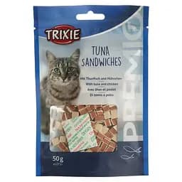 Лакомство для кошек Trixie Premio Tuna Sandwiches тунец с курицей и рыбой 50 г