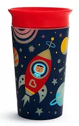 Чашка непроливная Munchkin Miracle 360 Glow in the Dark, 266 мл, красный (21193.01)