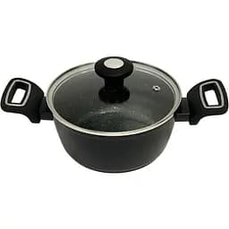 Жаровня Krauzer Titanium Line з кришкою 16 см 1.2 л (78114) - мініатюра 3