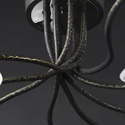 Люстра стельова Brille E14 40W BK (LK-285C/8) - мініатюра 12