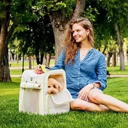 Рюкзак-переноска Waudog Relax Eco для котів та дрібних порід собак до 8 кг (9986) - мініатюра 7