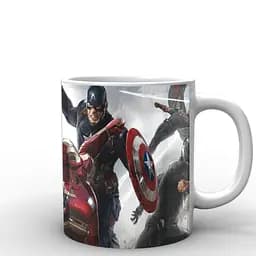 Кружка GeekLand Железный Человек Iron Man и Железный человек IM.02.001 330 мл белая