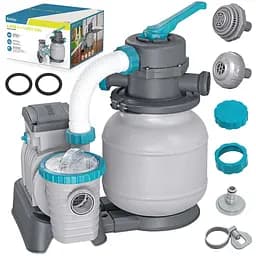 Песочный насос Bestway 58497, фильтрационная установка 6056 л/ч для бассейна