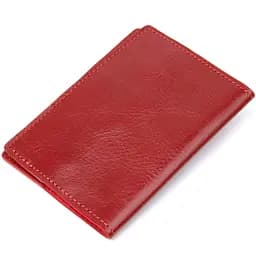 Жіноча шкіряна обкладинка на паспорт GRANDE PELLE 10х13,5х0,5 см acs0018497 - мініатюра 2