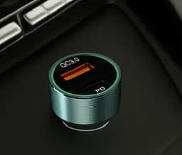 Автомобільний зарядний пристрій IRONN Car Charger USB C, USB A (IR1010) - мініатюра 2