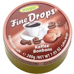 Цукерки Woogie Fine Drops з ароматом кави 200 г 