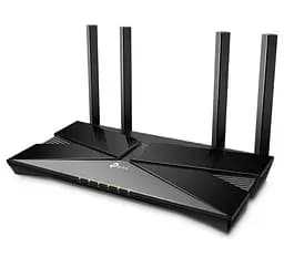 Роутер TP-LINK Archer AX23, чорний, Wi-Fi 802.11ax, до 1755 Mb/s, 2.4/5GHz, 4x100/1000 Mb/s, RJ45 100/1000Mb/s (Gb), 4 зовнішні