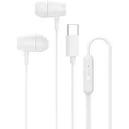 Наушники Canyon SEP-5 белый Type-C микрофон динамики 10 мм 1.2 м (CNS-CEP5W)