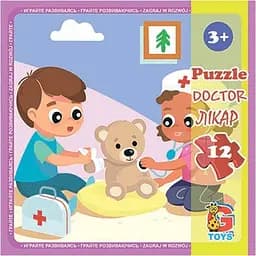 Пазли дитячі G-Toys Дитячий майданчик 12 елементів (LX03)