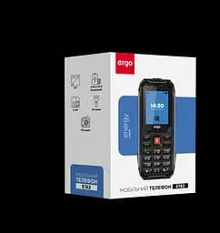 Мобільний телефон Ergo E182 Dual Sim Black (7216418) - мініатюра 3