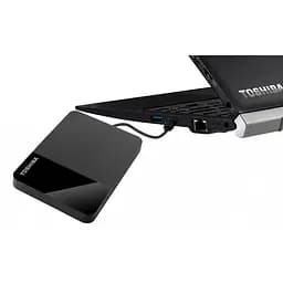 Зовнішній жорсткий диск 2.5" USB 2.0ТB Toshiba Canvio Ready Black (HDTP320EK3AA) - мініатюра 4