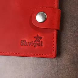 Жіноче невелике вінтажне портмоне Shvigel 16455 червоне - мініатюра 8