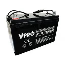 Акумулятор для ДБЖ Volt Polska VPRO 100 Ah 12V AGM VRLA (6AKUAGM100)