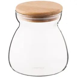 Банка Ardesto Fresh Hourglass для зберігання продуктів, 0,7 л, прозорий (AR1370BH)