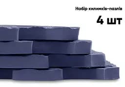 Татамі мат EasyFit SwallowTail 4 шт (60х60х1 см) пазл хвіст ластівки синій - мініатюра 4