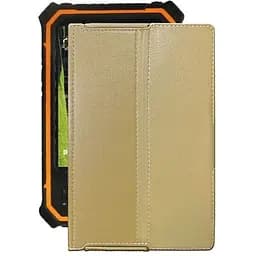 Чохол StatusCASE з екошкіри для планшету Hugerock T80V2 Бежевий