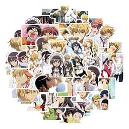 Стікерпак Президент студради - покоївка! Набір наклейок GeekLand Kaichou wa Maid-sama! 50 штук