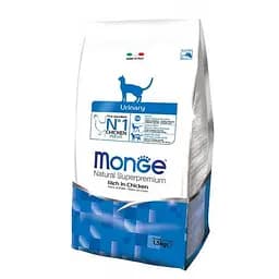 Сухий корм Monge Cat Urinary з куркою та рисом для дорослих кішок для профілактики сечокам'яної хвороби 10 кг
