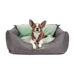 Лежак Pet Fashion Prime, 66x52x24, сірий із зеленим - мініатюра 4