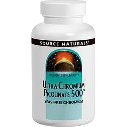 Минералы Source Naturals Ультра Хром Пиколинат 500 мкг 120 таблеток