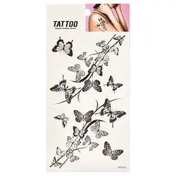 Временная татуировка Бабочки на ветке Tattoo 1020-HM1644