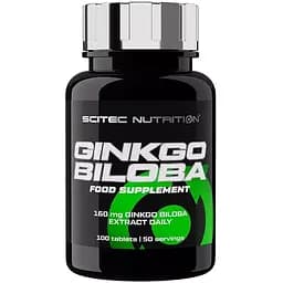 Натуральна добавка Scitec Nutrition Ginkgo Biloba, 100 таблеток
