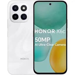 Смартфон Honor X6c 6/256GB White NFC