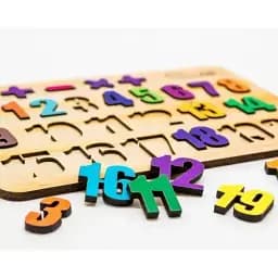 Розвиваюча гра PuzzleOk Цифри для дітей дерев'яна P-OK-2 (2013519744) - мініатюра 3