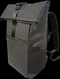 Прогумований молодіжний рюкзак 18L Rolltop-Rucksack чорний LS sum0028840 - мініатюра 3