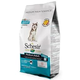 Сухий корм Schesir Dog Medium Adult Fish 12 кг монопротеїновий для собак середніх порід з рибою