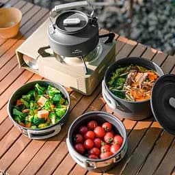 Каструля Naturehike CNK2450CF010, 1.7 л, алюміній - мініатюра 6