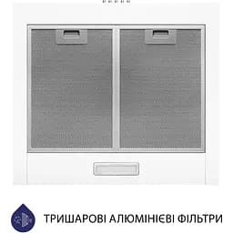 Витяжка Minola HK 5214 WH 700 LED - мініатюра 3