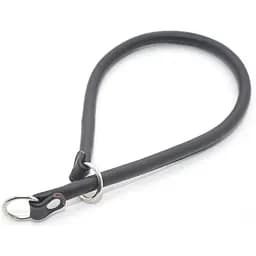 Нашийник ринговка для собак Zoo-hunt круглий шкіряний РК коричневий РК 1,2/50 см